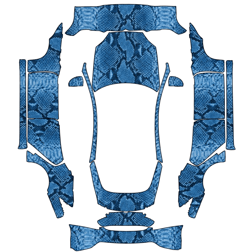 Bluesnaleskin