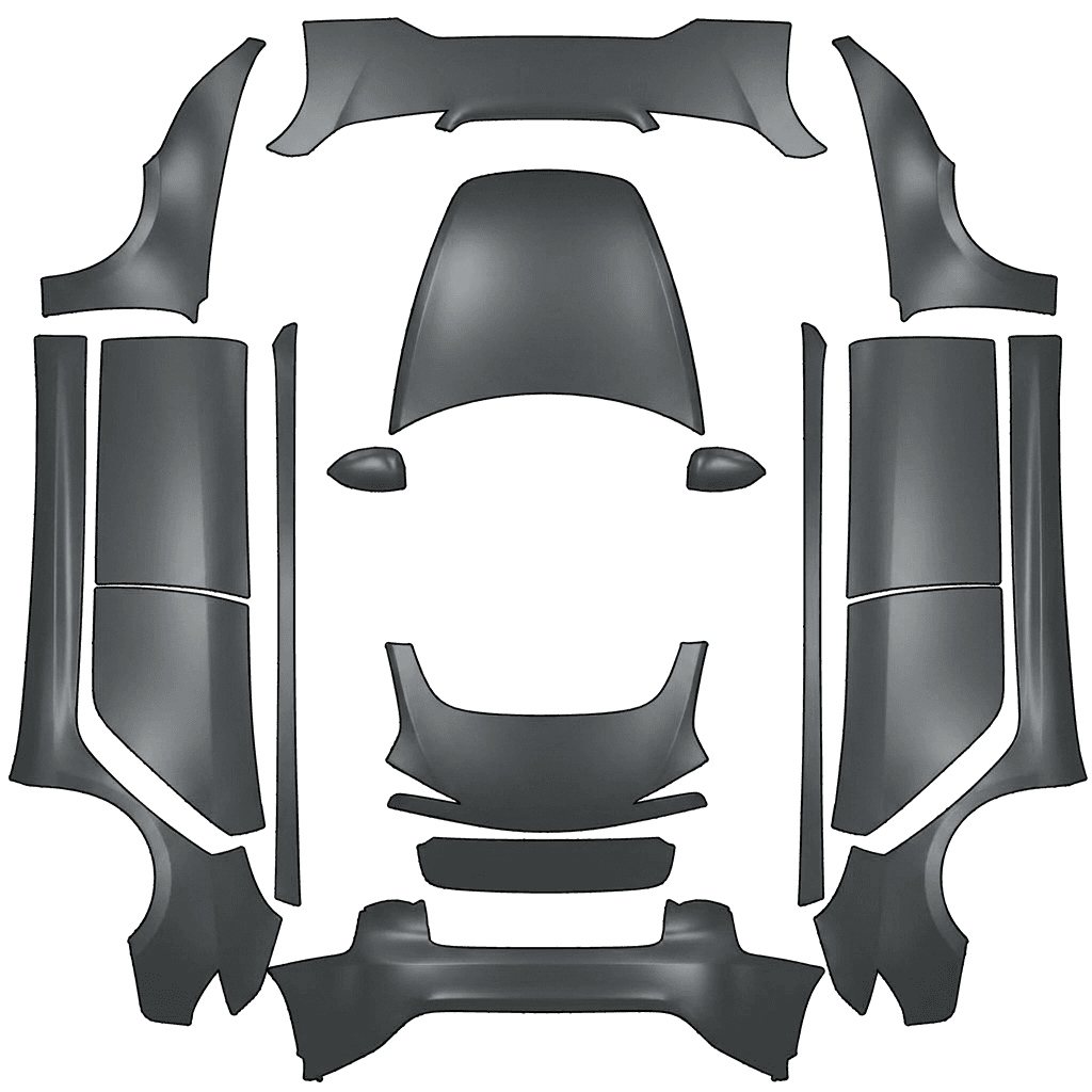Dark Grey satin 3M 2080