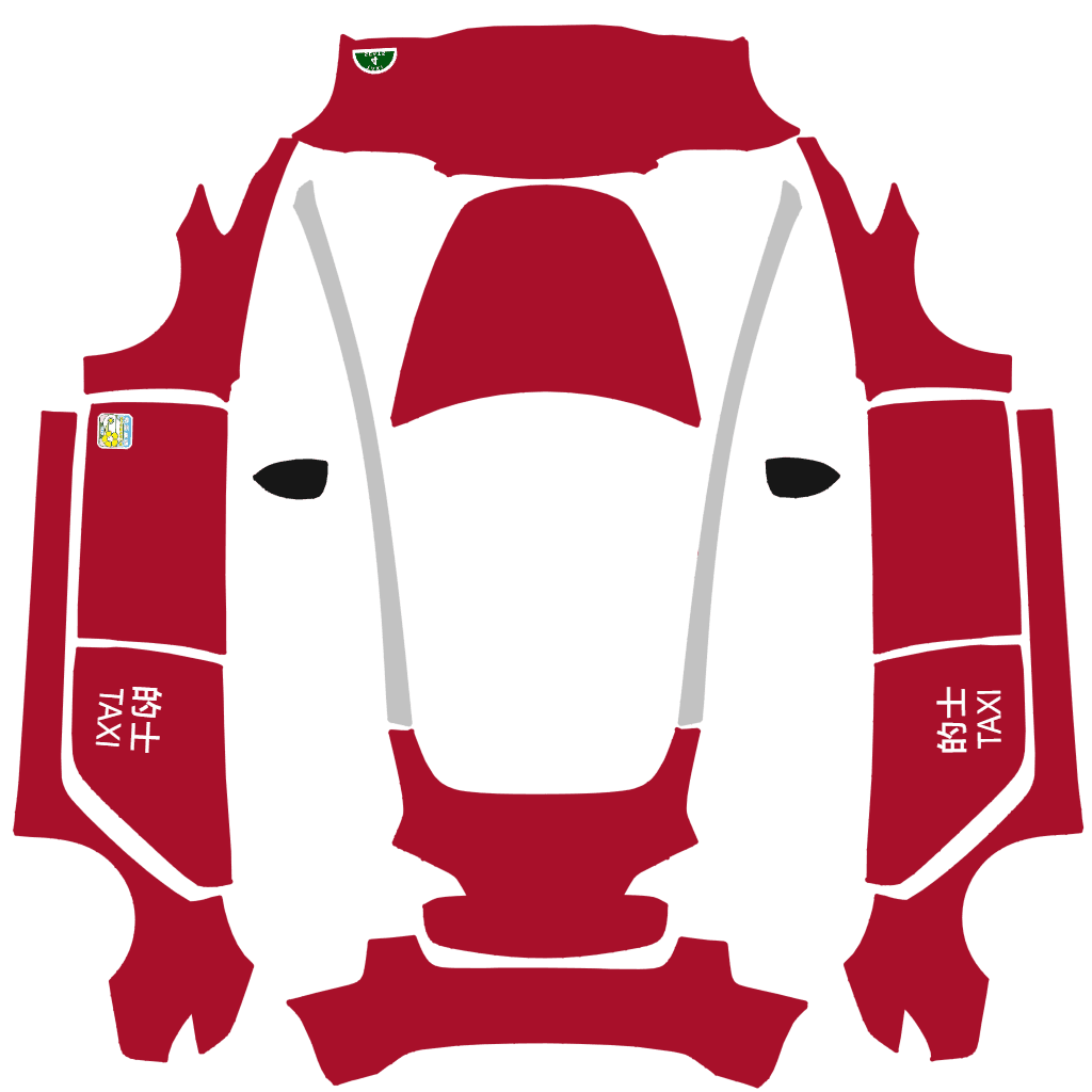 Hong Kong Taxi (Red)