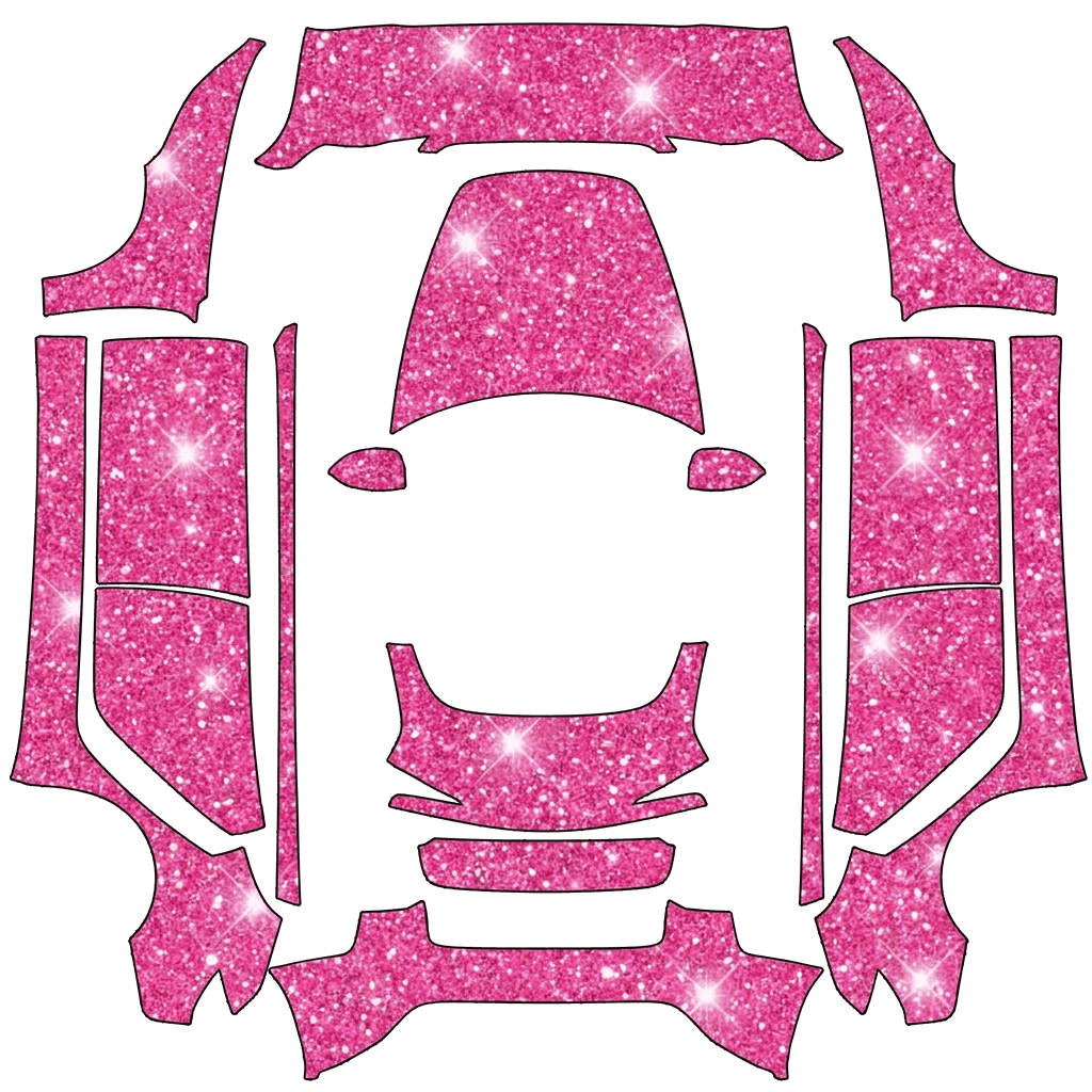 Pink Glitter wrap