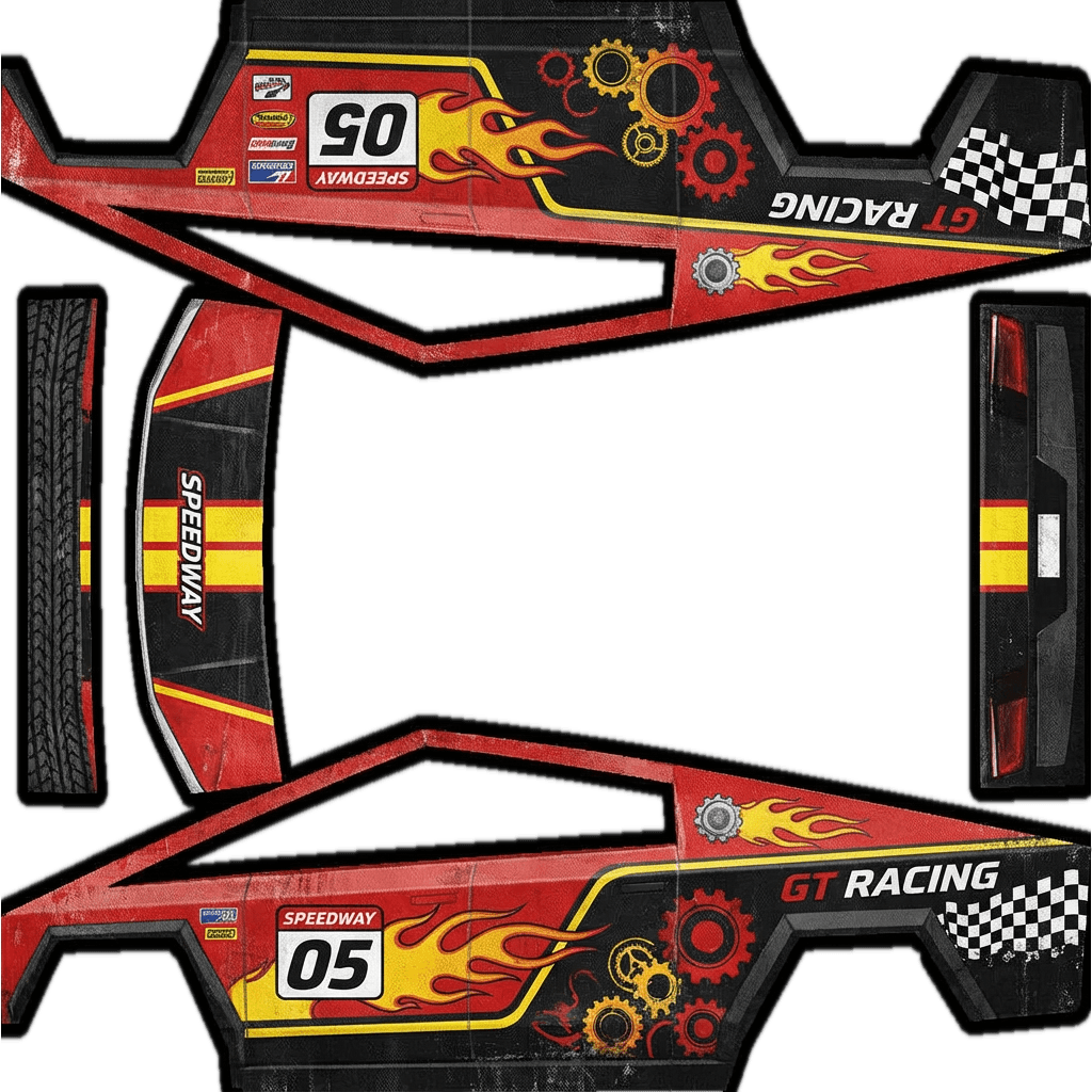 GT Racing Cybertruck Firedesign