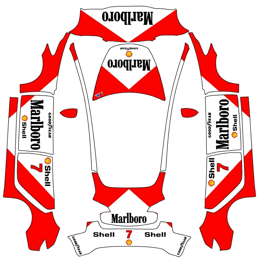 mclaren f1 marlboro classic race car design