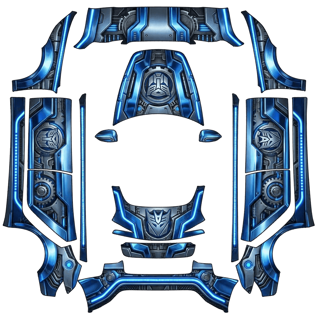 Transformers blue