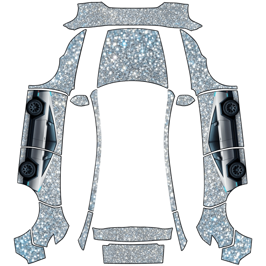 Glitter silver spark