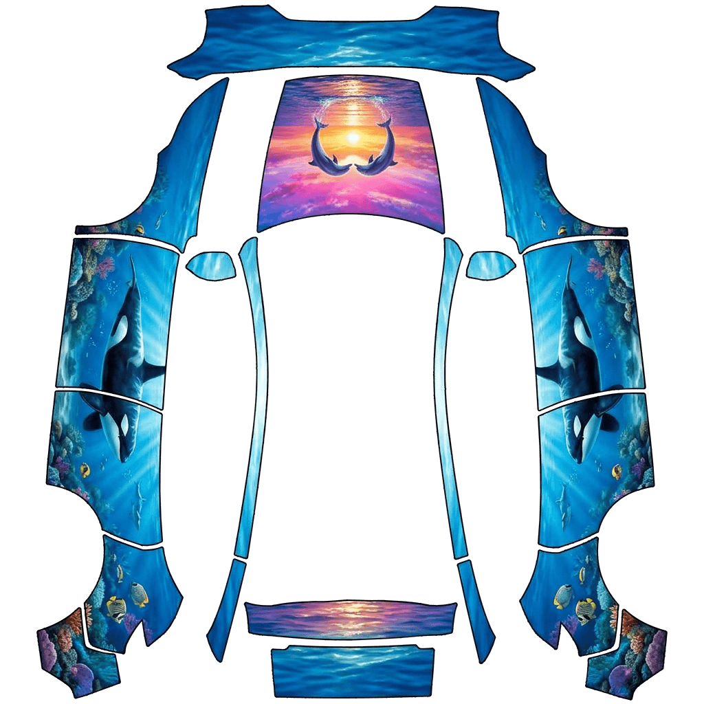 Orca Sunset Symphony