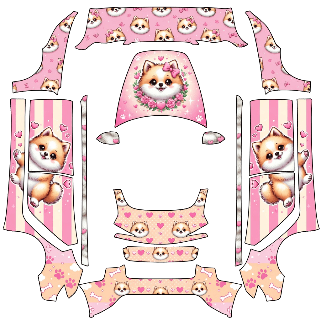 Pomeranian pink