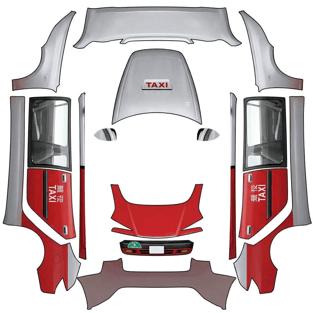 Hong Kong taxi