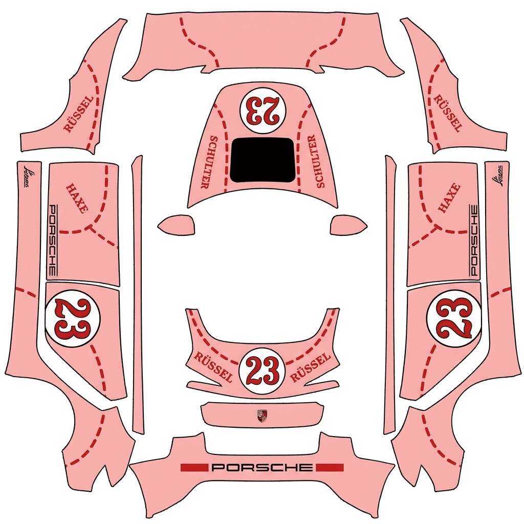 pink pig Porsche livery