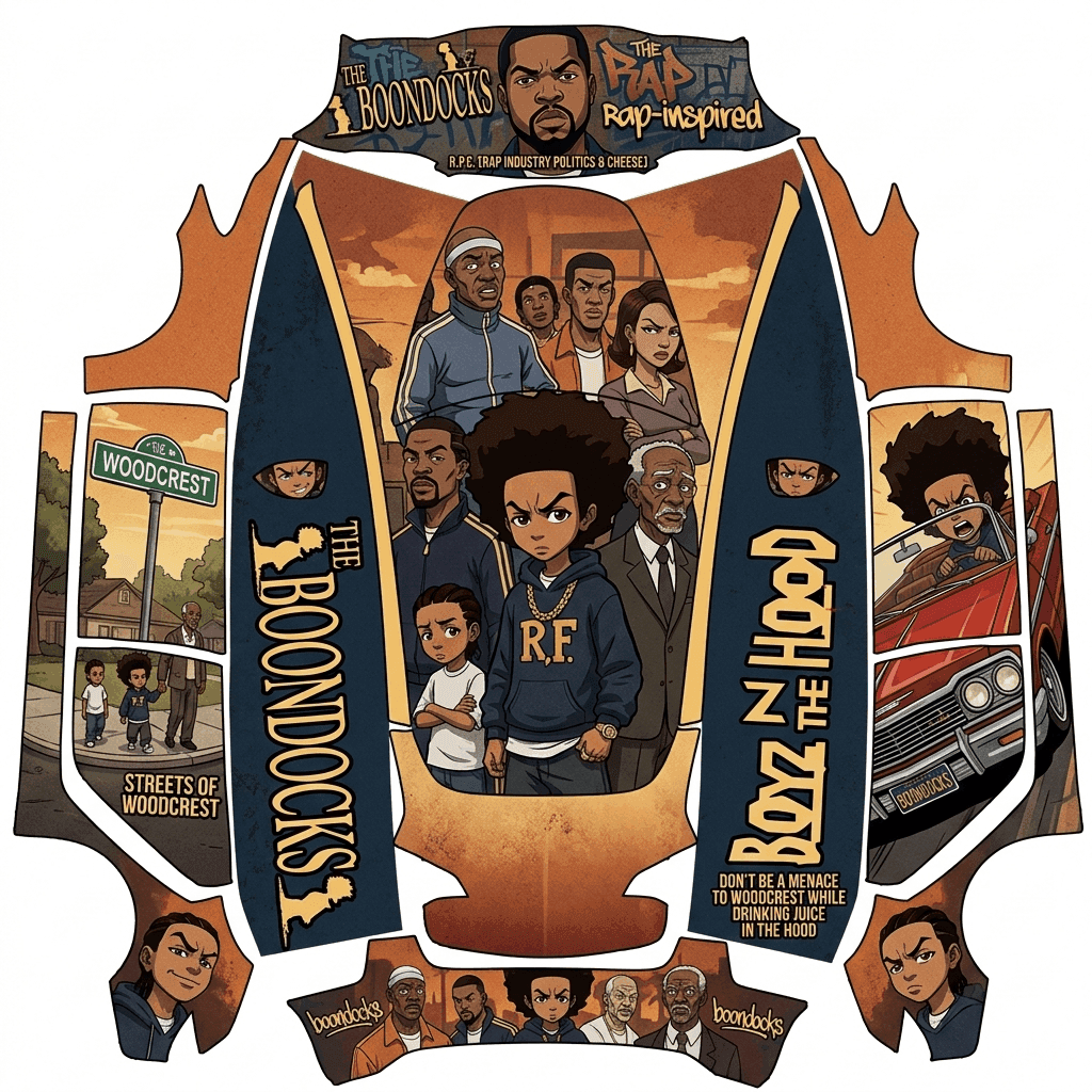 The boondocks meet boys in the hood