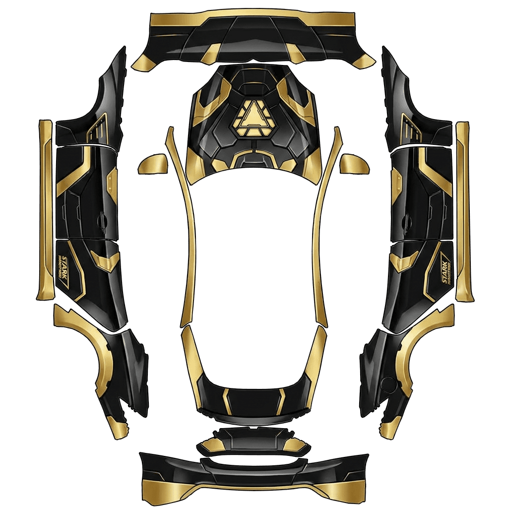 Ironman black and gold