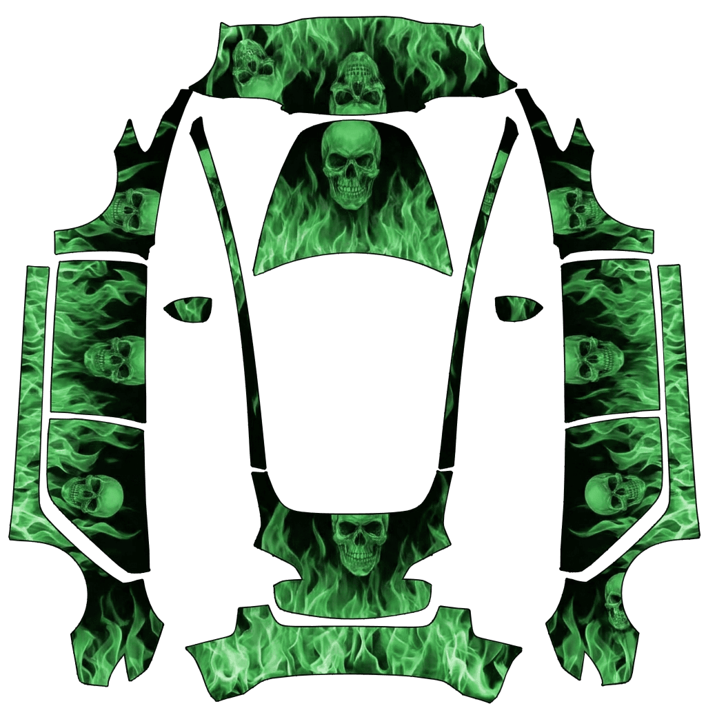 Green skull