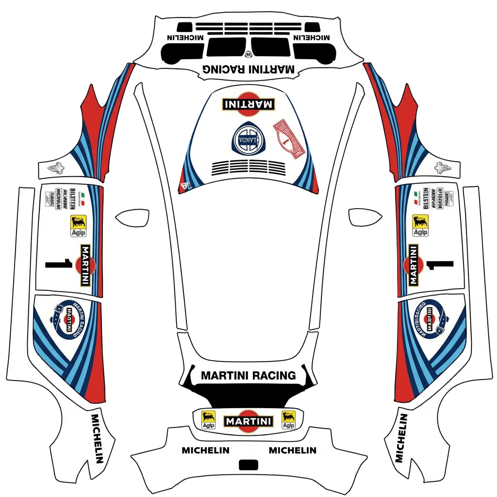 1989 Martini Racing Lancia Delta Wrap