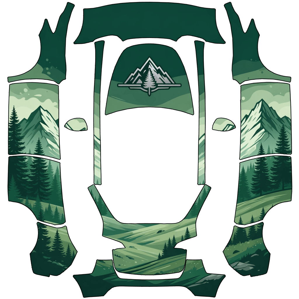 Green mountains