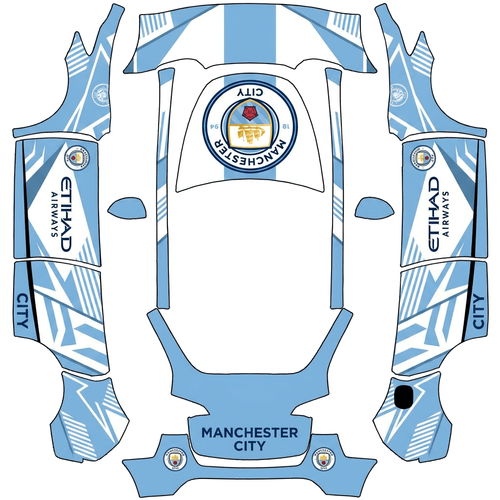 Manchester City is blue