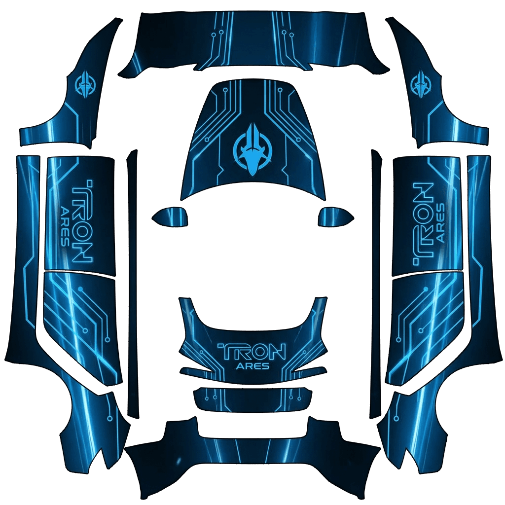 Tron Ares in blue