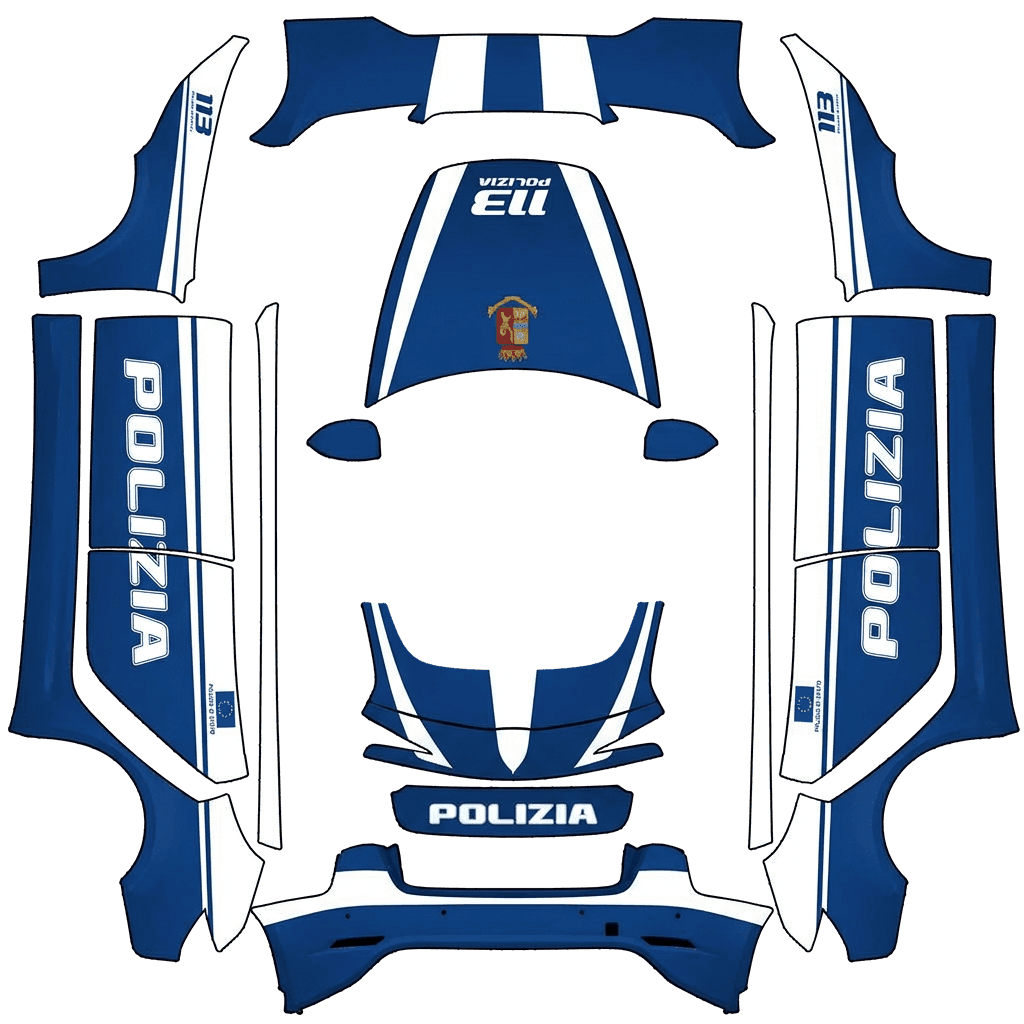 Polizia italian car