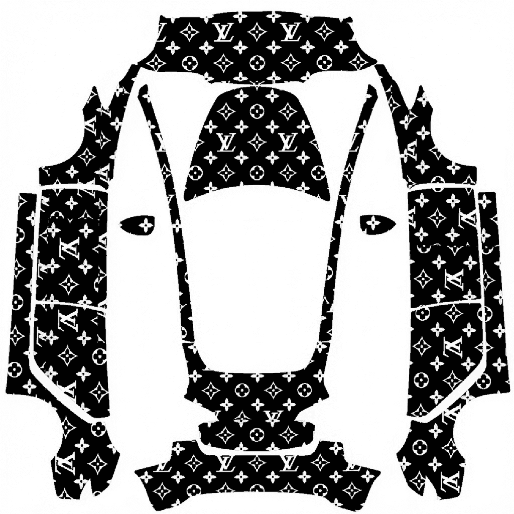 Lv white and black
