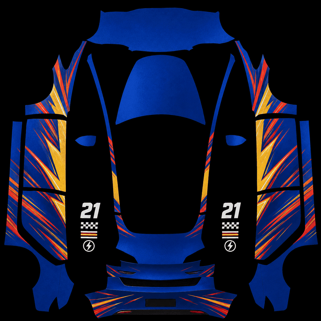 Blue lightning