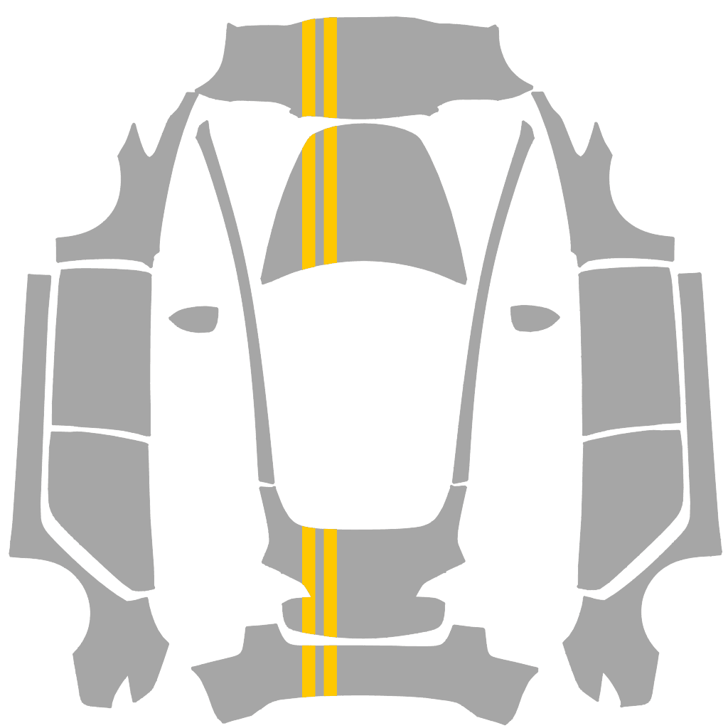 Double yellow stripe