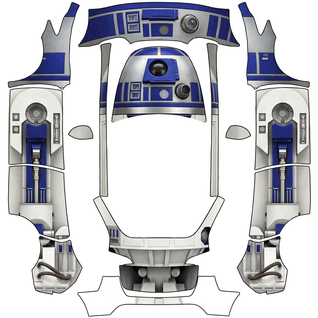 R2D2 white