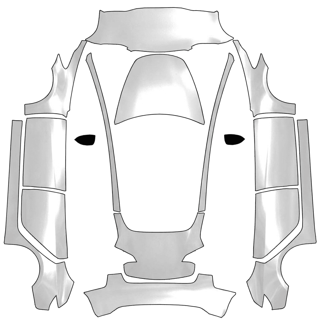 White w mirror black