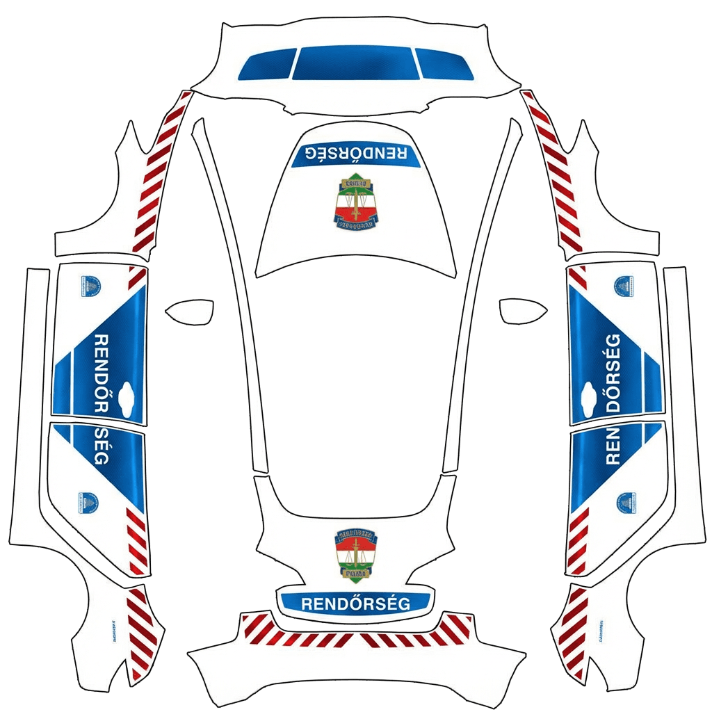 Hungary police cars