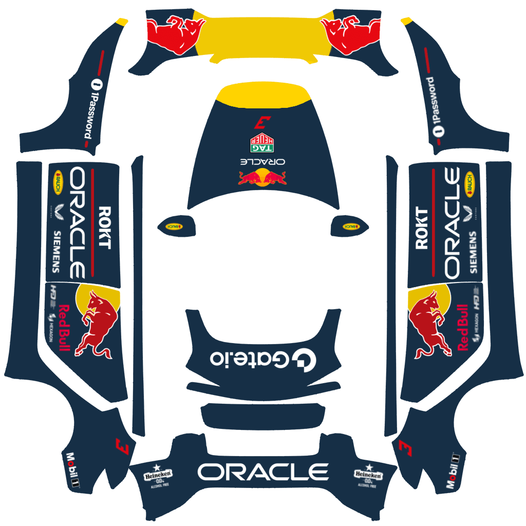 F1 MV3 Red Bull with 2025 livery
