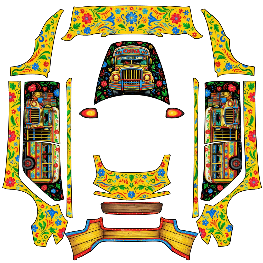 Chiva colombiana