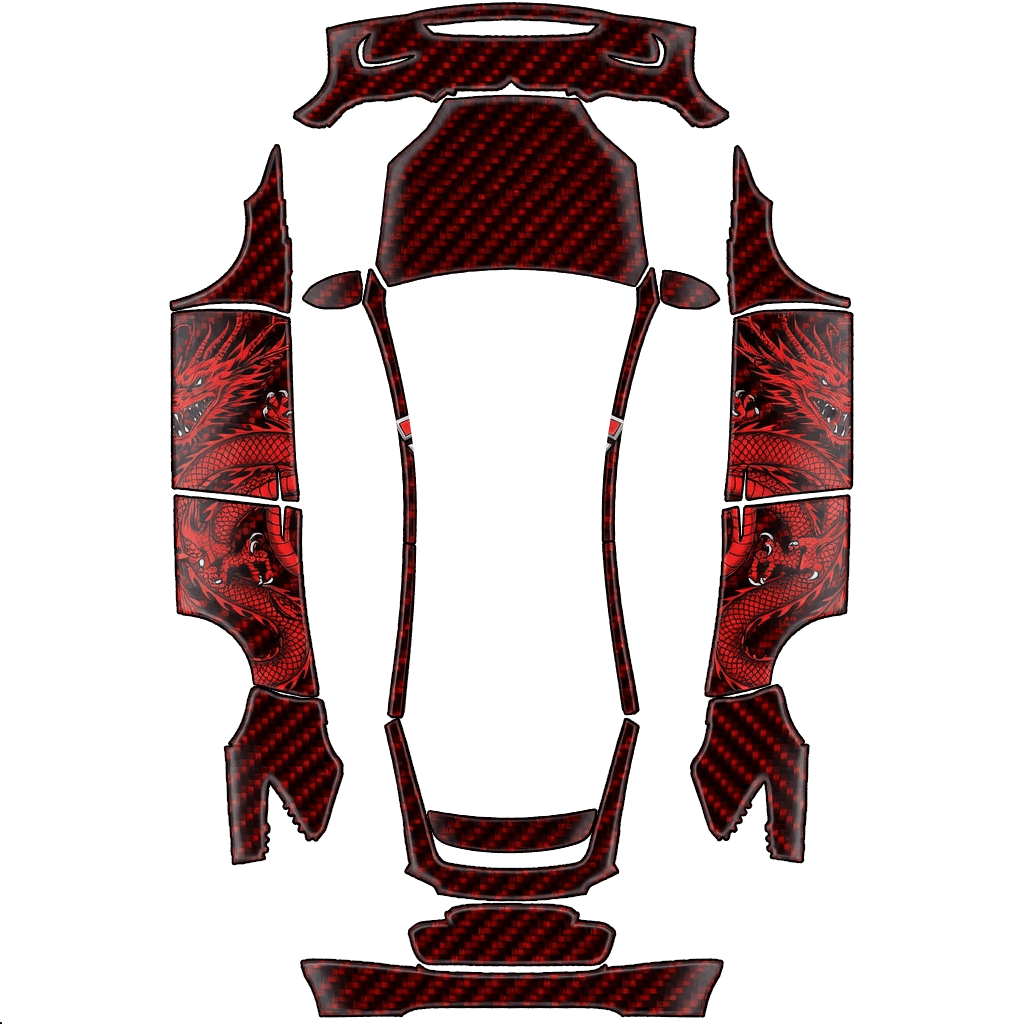 Red carbon dragon