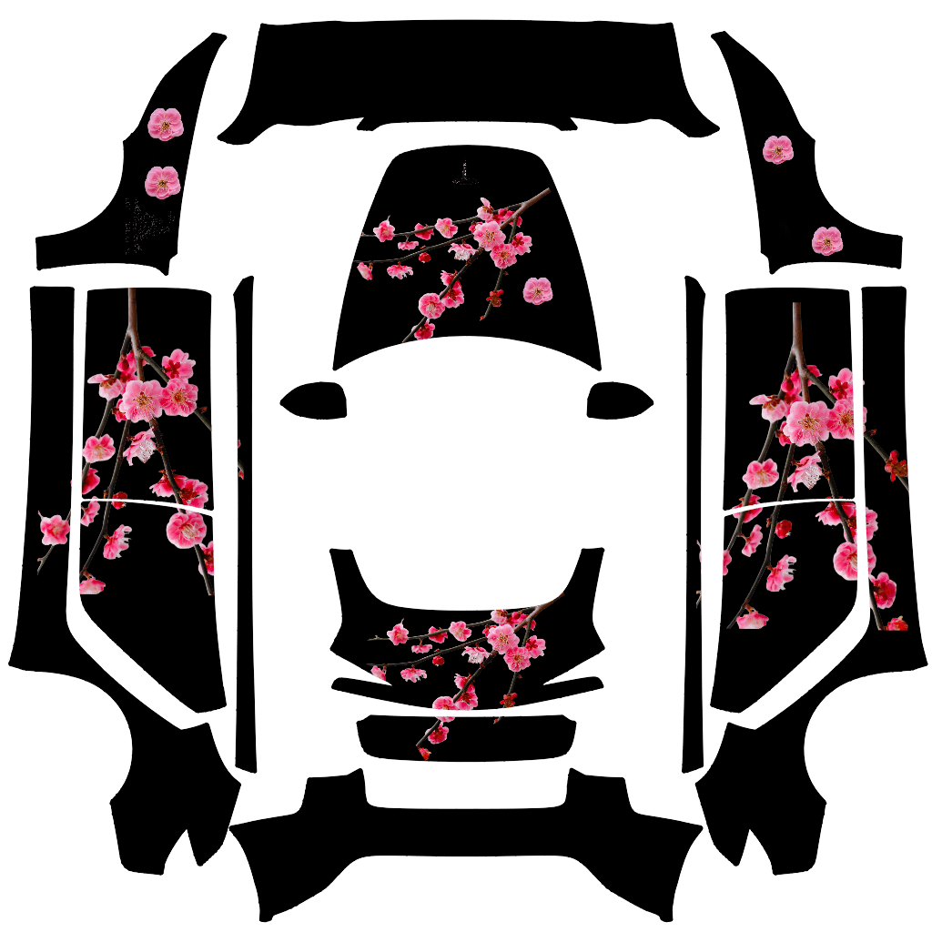 Black plum blossom