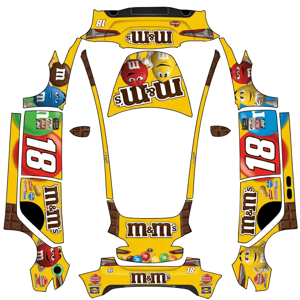 m and m nascar