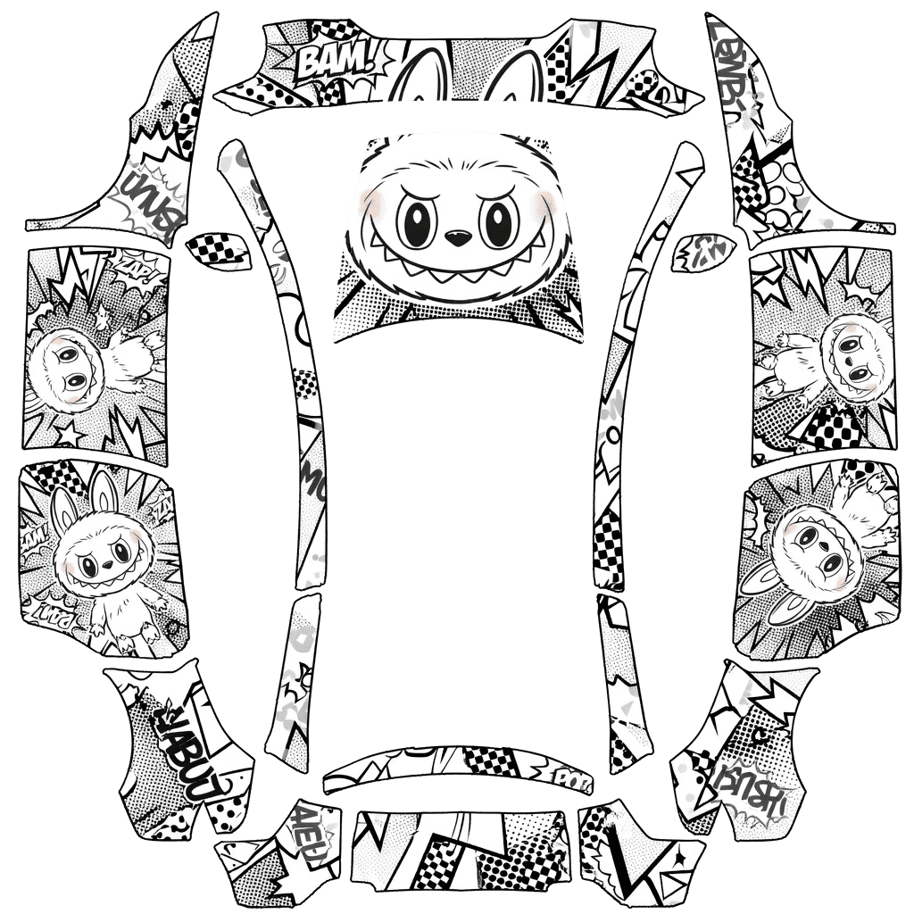 Labubu BW
